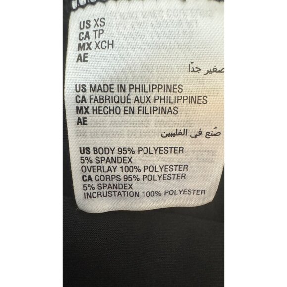 NWT JM Collection XS  Black Sleeveless Asymmetrical Overlay Dress Polyester - Picture 7 of 15